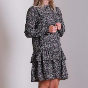 Neo Noir Naz Blush Flower Dress, Med